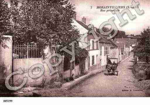 Ville de MORAINVILLIERS, carte postale ancienne