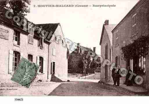 Ville de MOUTIERMALCARD, carte postale ancienne