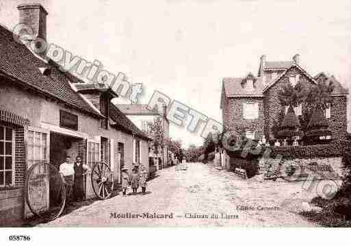 Ville de MOUTIERMALCARD, carte postale ancienne