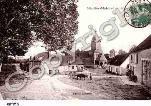 Ville de MOUTIERMALCARD, carte postale ancienne