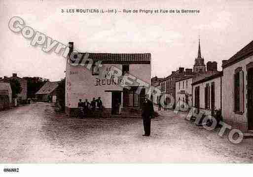 Ville de MOUTIERSENRETZ(LES), carte postale ancienne