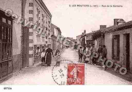 Ville de MOUTIERSENRETZ(LES), carte postale ancienne