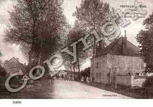 Ville de NEUVILLESURSEINE, carte postale ancienne