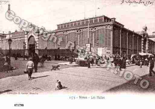 Ville de NIMES, carte postale ancienne