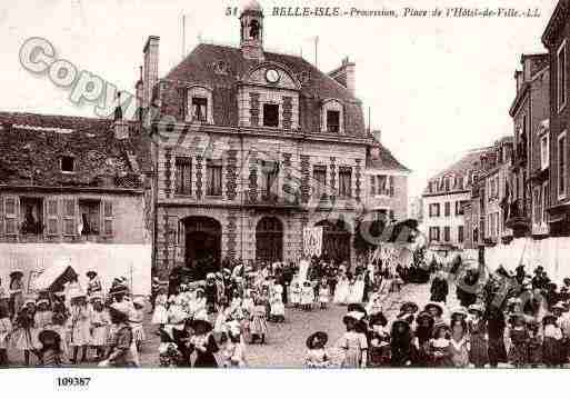 Ville de PALAIS(LE), carte postale ancienne