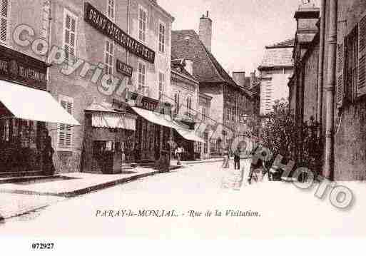 Ville de PARAYLEMONIAL, carte postale ancienne