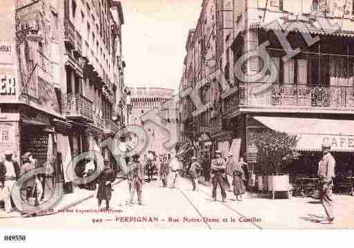 Ville de PERPIGNAN, carte postale ancienne