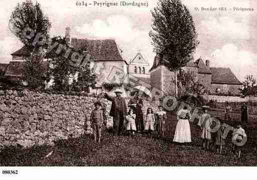 Ville de PEYRIGNAC, carte postale ancienne