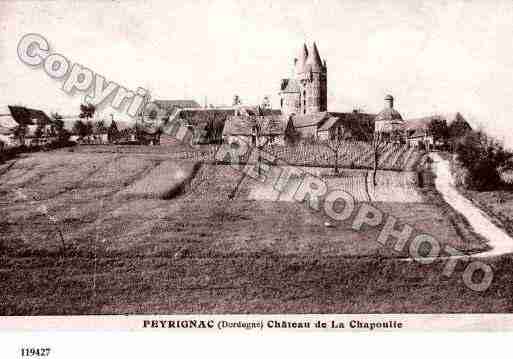 Ville de PEYRIGNAC, carte postale ancienne