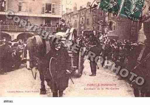 Ville de PONTAMOUSSON, carte postale ancienne