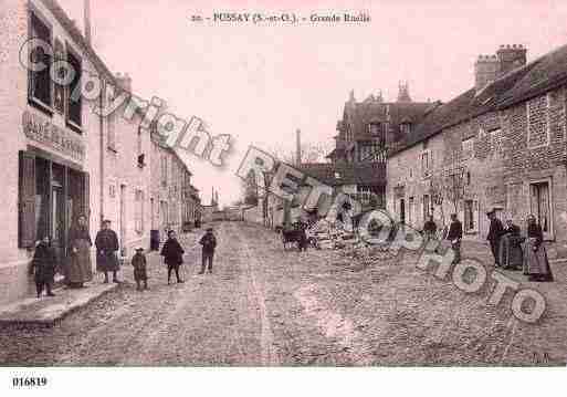 Ville de PUSSAY, carte postale ancienne