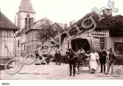 Ville de RAMERUPT, carte postale ancienne