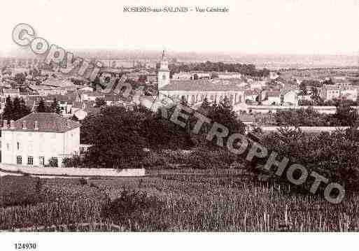 Ville de ROSIERESAUXSALINES, carte postale ancienne