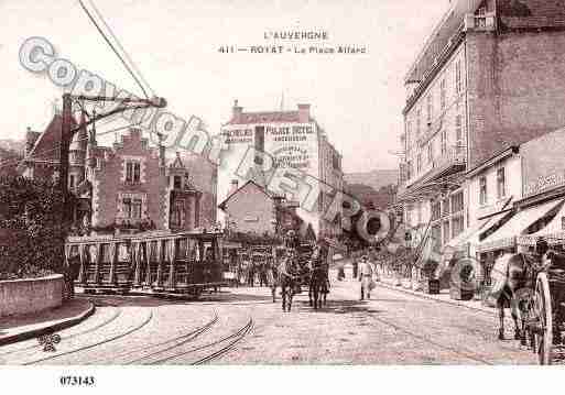 Ville de ROYAT, carte postale ancienne