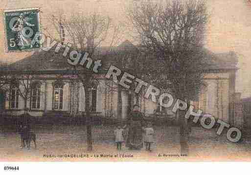 Ville de RUEILLAGADELIERE, carte postale ancienne