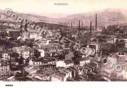 Ville de SAINTCHAMOND, carte postale ancienne Ville de SAINTCHAMOND, carte postale ancienne