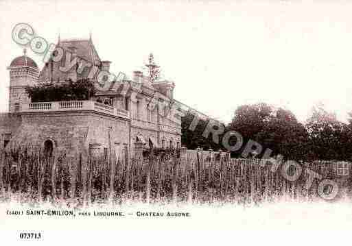 Ville de SAINTEMILION, carte postale ancienne