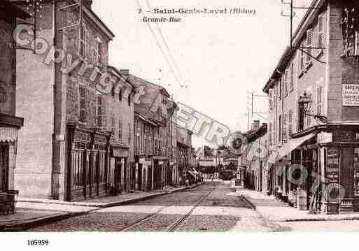 Ville de SAINTGENISLAVAL, carte postale ancienne