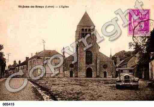 Ville de SAINTJEANDEBRAYE, carte postale ancienne