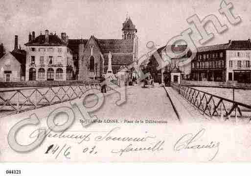 Ville de SAINTJEANDELOSNE, carte postale ancienne