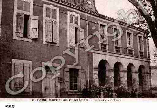 Ville de SAINTMARTINDEVILLEGLAN, carte postale ancienne