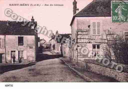 Ville de SAINTMERY, carte postale ancienne