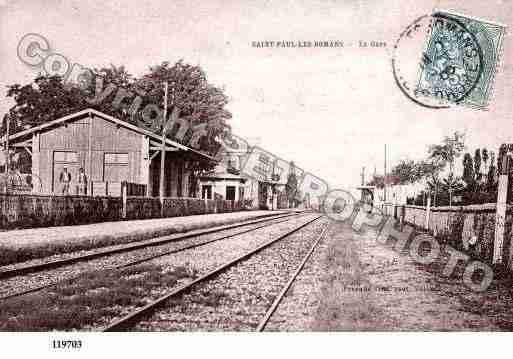 Ville de SAINTPAULLESROMANS, carte postale ancienne