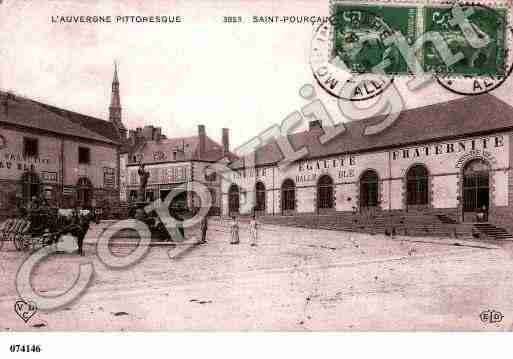 Ville de SAINTPOURCAINSURSIOULE, carte postale ancienne