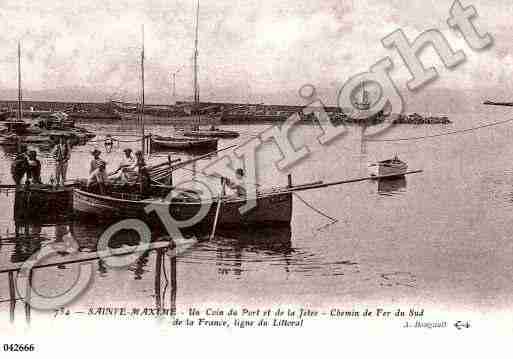 Ville de SAINTEMAXIME, carte postale ancienne