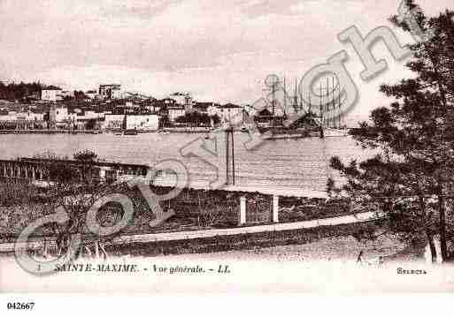 Ville de SAINTEMAXIME, carte postale ancienne