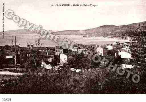 Ville de SAINTEMAXIME, carte postale ancienne