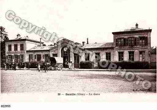 Ville de SENLIS, carte postale ancienne