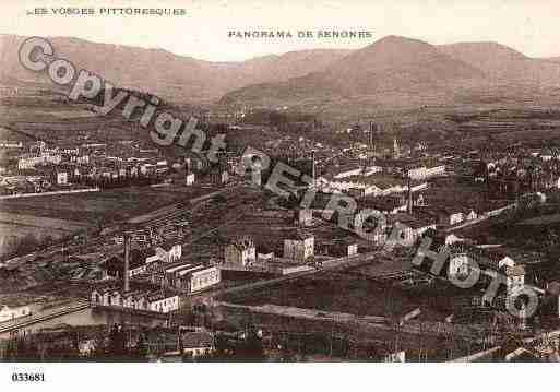 Ville de SENONES, carte postale ancienne