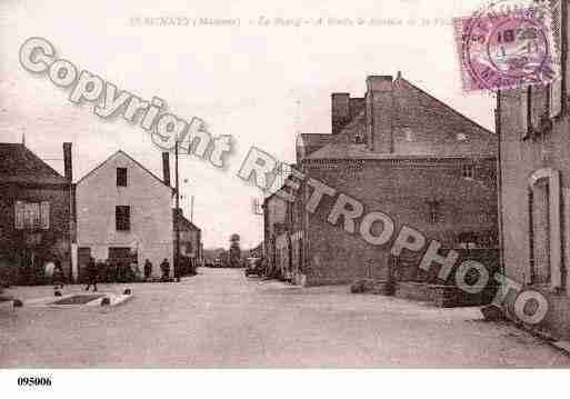 Ville de SENONNES, carte postale ancienne