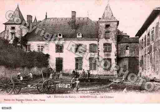 Ville de SORNEVILLE, carte postale ancienne