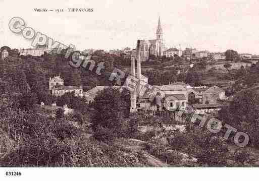 Ville de TIFFAUGES, carte postale ancienne