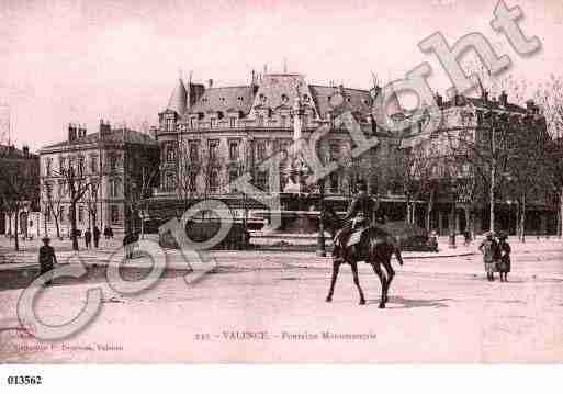 Ville de VALENCE, carte postale ancienne