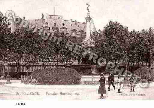 Ville de VALENCE, carte postale ancienne