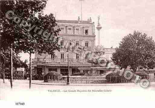 Ville de VALENCE, carte postale ancienne