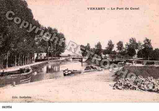 Ville de VENAREYLESLAUMES, carte postale ancienne