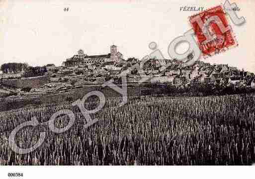 Ville de VEZELAY, carte postale ancienne