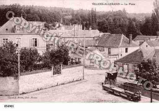 Ville de VILLERSALLERAND, carte postale ancienne