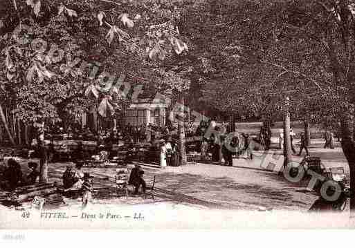Ville de VITTEL, carte postale ancienne