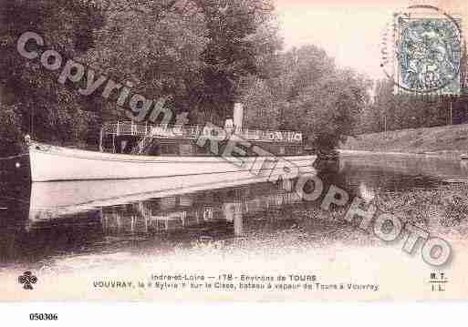 Ville de VOUVRAY, carte postale ancienne