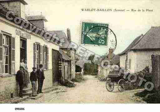 Ville de WARLOYBAILLON, carte postale ancienne