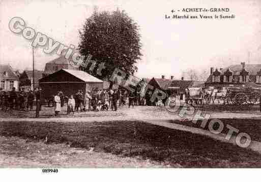 Ville de ACHIETLEGRAND, carte postale ancienne