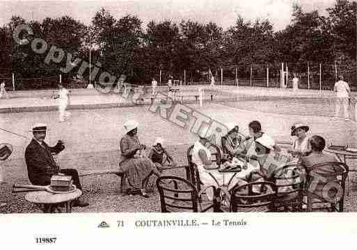 Ville de AGONCOUTAINVILLE, carte postale ancienne