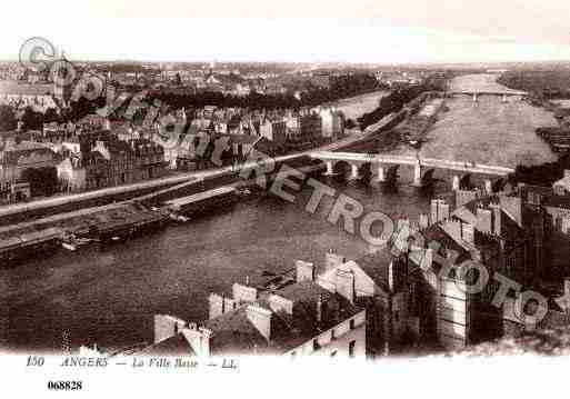 Ville de ANGERS, carte postale ancienne