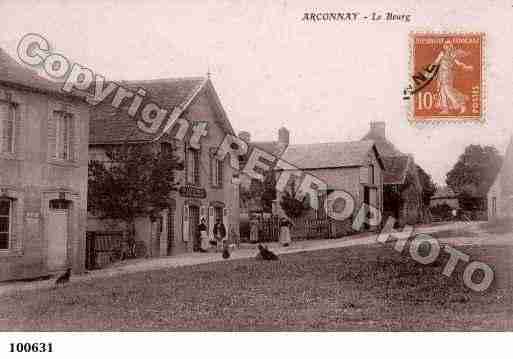 Ville de ARCONNAY, carte postale ancienne