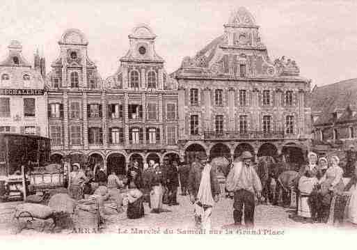 Ville de ARRAS, carte postale ancienne